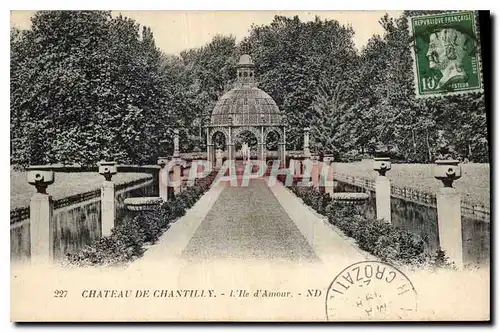 Cartes postales Chateau de Chantilly L'lle d'Amour