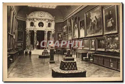 Cartes postales La Douce France Chateau de Chantilly La Galerie des Peintures