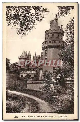 Cartes postales Chateau de Pieerefonds Cote Sud