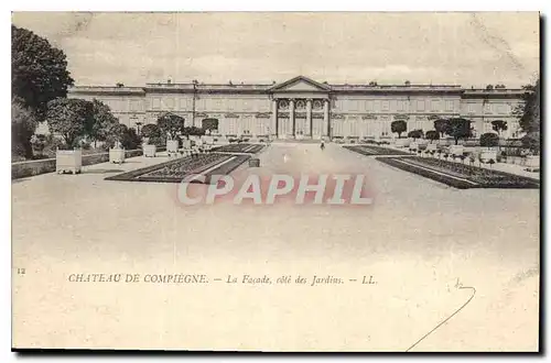 Ansichtskarte AK Chateau de Compiegne La Facade cote des Jardines