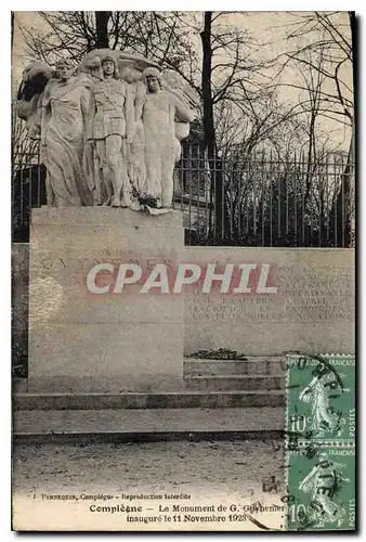 Cartes postales Compiegne Le Monument de Guvnenier