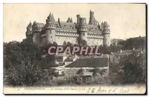 Cartes postales Pierrefonds Le Chateau Cote Ouest