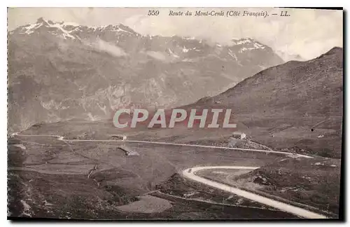 Cartes postales Route du Mont Cenis Cote Francais