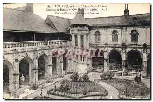 Cartes postales Tours Cloitre de la Psalette