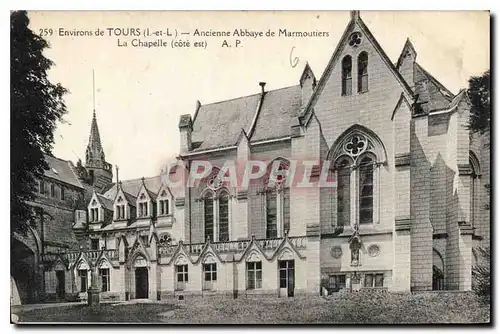 Ansichtskarte AK Environs de Tours Ancienne Abbaye de Marmoutiers La Chapelle