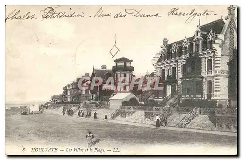 Cartes postales Houlgate Les Villas et la Plage