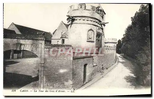 Ansichtskarte AK Caen La Tour des Gens d'Armes