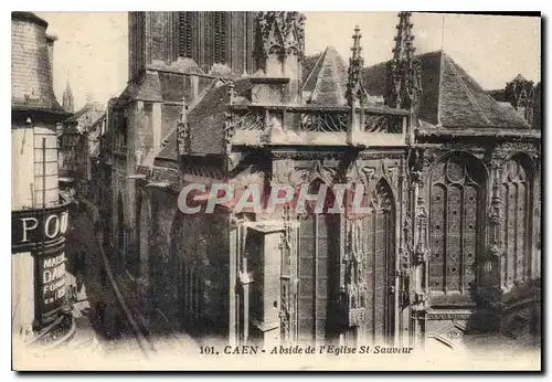 Cartes postales Caen Abdise de l'Eglise St Sauveur