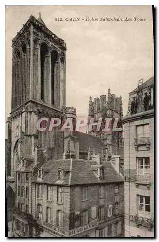 Cartes postales Caen Eglise Saint Jean Les Tours