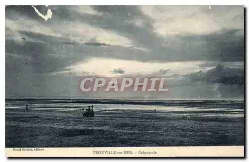 Cartes postales Trouville su Mer Crepuscule