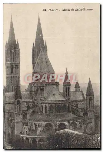 Cartes postales Caen Abside de Saint Etienne