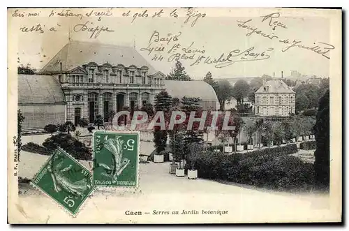 Cartes postales Caen Serres au Jardin botanique