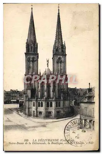 Ansichtskarte AK La Delivrande Calvados Notre Dame de la Delivrande la Basilique cote de l'Abside