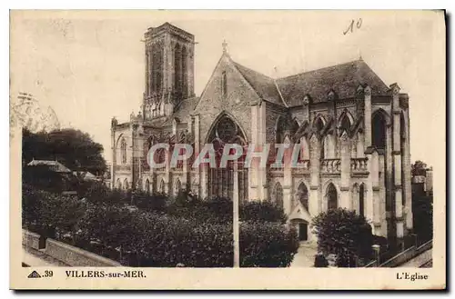 Cartes postales Villers sur Mer L'Eglise