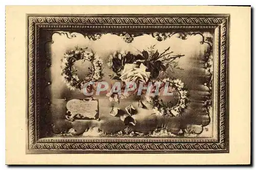 Ansichtskarte AK Couronnes de bleuets que Sainte Therese de l'Enfant Jesus