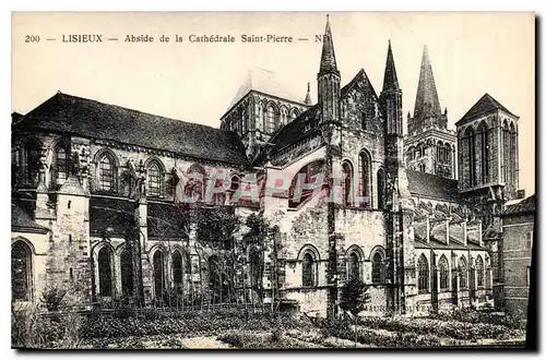 Ansichtskarte AK Lisieux Abside de la Cathedrale Saint Pierre