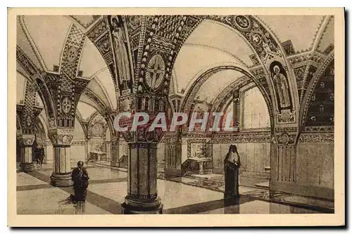 Ansichtskarte AK La Basilique de Lisieux La Crypte Une Perspective Intericure