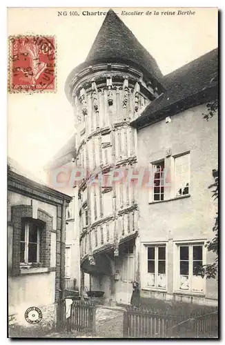 Ansichtskarte AK Chartres Escalier de la reine Berthe