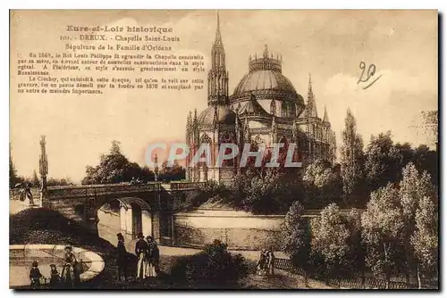 Cartes postales Eure et Loir historique Dreux Chapelle Saint Louis Sepalture de la Famille d'Orleans