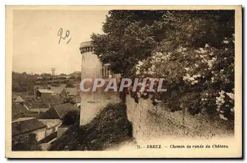 Ansichtskarte AK Dreux Chemin de ronde du Chateau