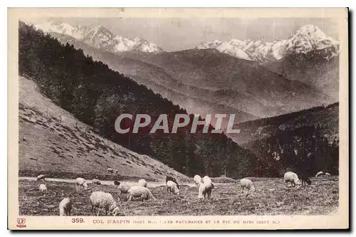 Ansichtskarte AK Col d'Aspin les Paturages et le Pic du Midi