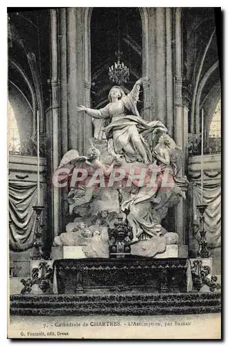 Cartes postales Cathedrale de Chartres l'Assomption par Bridan