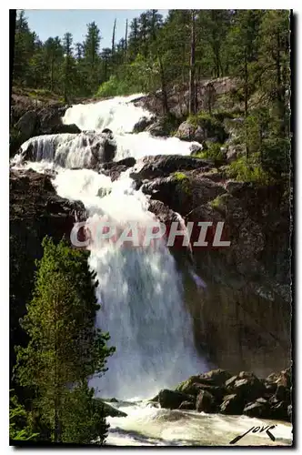 Cartes postales Cauterets H p la cascade du Pont d'Espagne