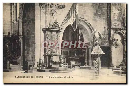 Ansichtskarte AK Cathedrale de l'Escar Trone episcopal et Lutrin