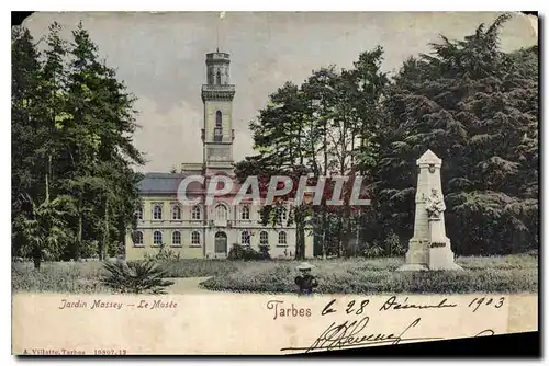 Cartes postales Tarbes Jardin Massey le Musee