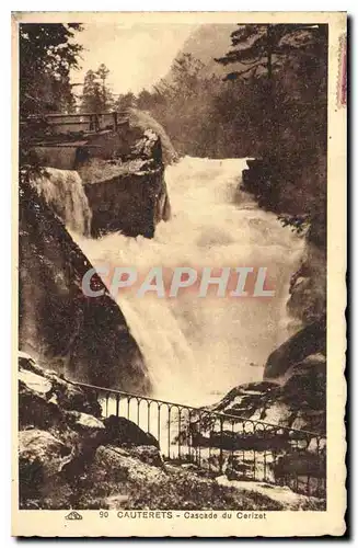 Cartes postales Cauterets Cascade du Cerizet