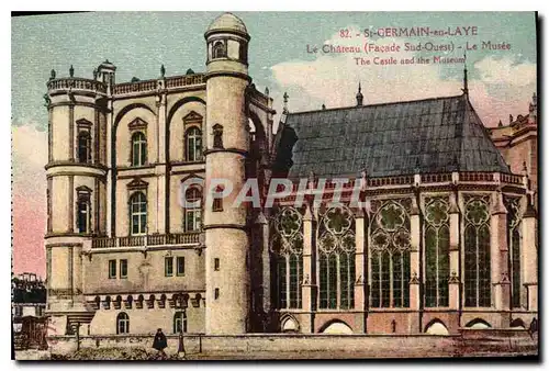 Cartes postales St Germain en Laye Le Chateau Facade Sud Ouest Le Musee