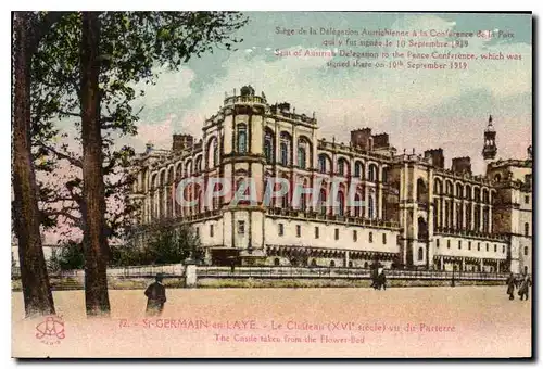 Cartes postales St Germain en Laye Le Chateau