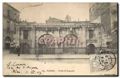 Cartes postales Nimes Porte d'Auguste