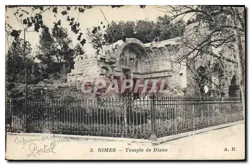 Cartes postales Nimes Temple de Diane