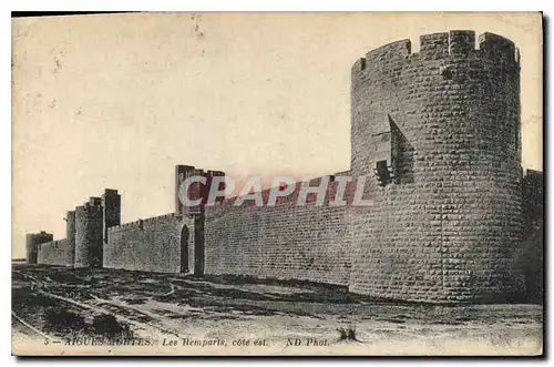 Ansichtskarte AK Aigues Mortes Les Remparts cote est