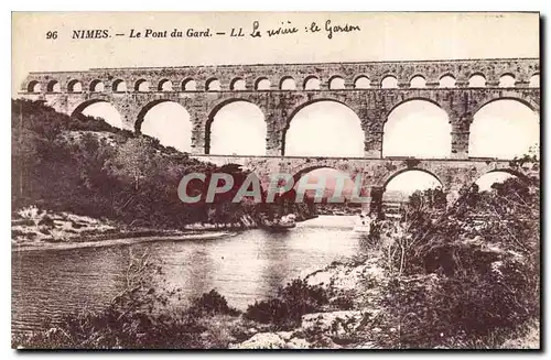 Cartes postales Nimes Le Pont du Gard