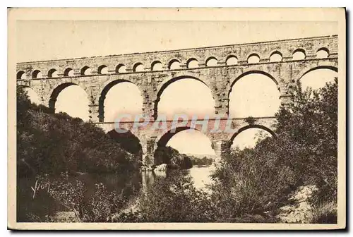 Cartes postales La Douce France Nimes Gard Le Pont du Gard