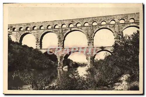 Ansichtskarte AK La Douce France Nimes Gard Le Pont du Gard