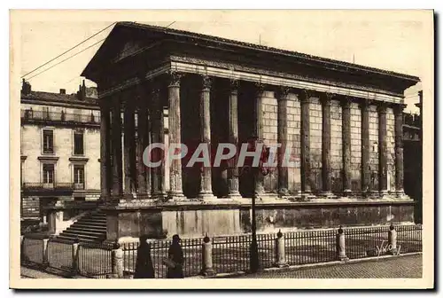 Ansichtskarte AK La Douce France Nimes Gard La Maison Carree