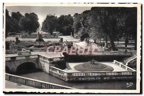 Ansichtskarte AK Nimes Jardins de la Fontaine dessines par Le Notre