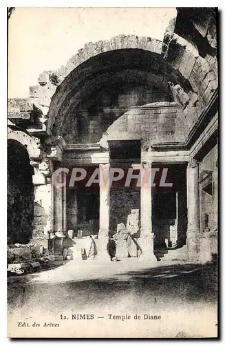 Cartes postales Nimes Temple de Diane