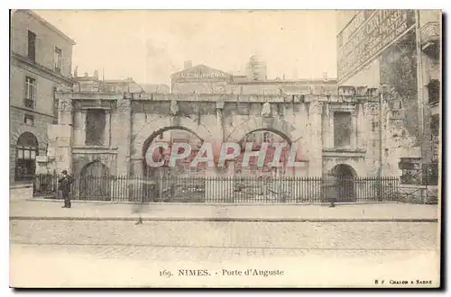 Ansichtskarte AK Nimes Porte d'Auguste