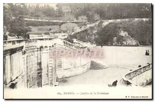 Cartes postales Nimes Jardin de la Fontaine