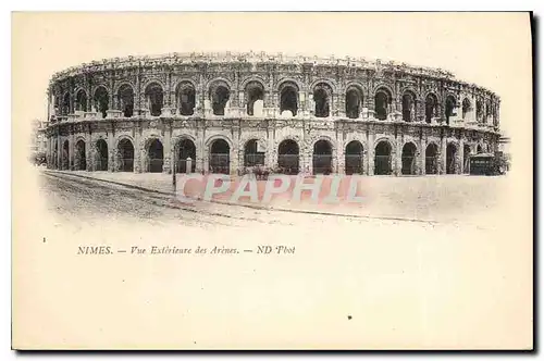 Cartes postales Nimes Vue Exterieure des Arenes