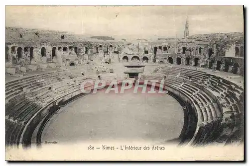 Cartes postales Nimes l'Interieur des Arenes
