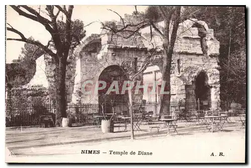 Cartes postales Nimes Temple de Diane