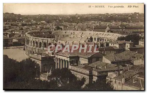 Cartes postales Nimes Vue generale