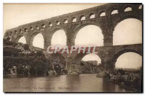 Cartes postales Nimes Le Pont du Gard