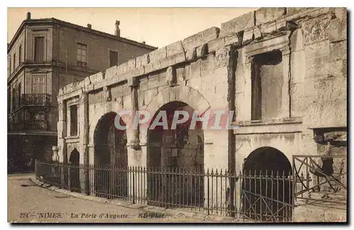 Cartes postales Nimes La Porte d'Auguste