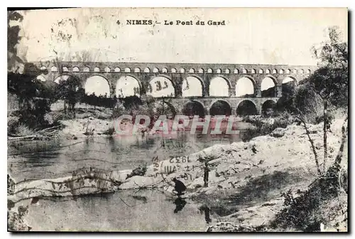 Cartes postales Nimes Le Pont du Gard